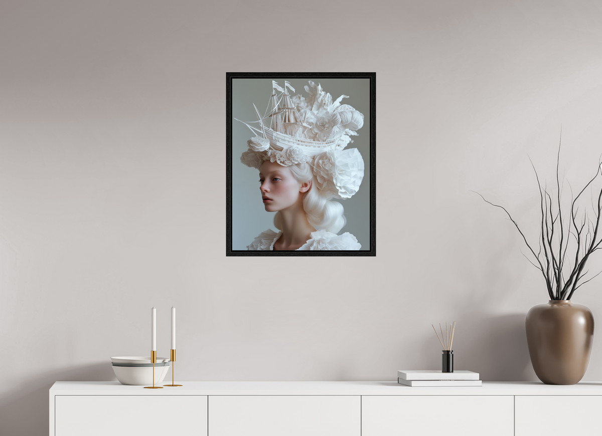 50 x 62,5 cm, Floater Frame Hairdo XX