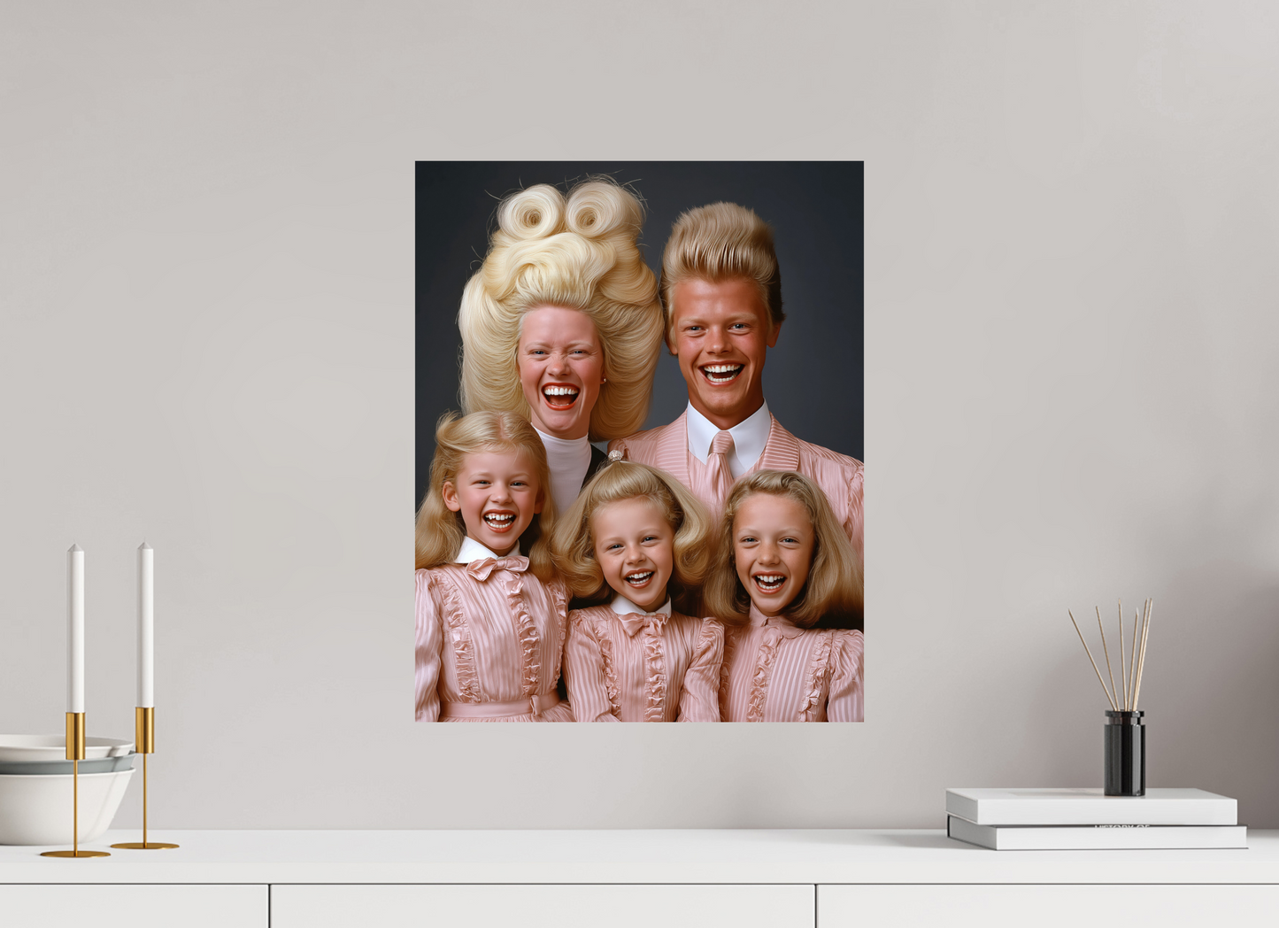 40 x 50 cm, Photo Print On Fuji Crystal DP II We are family
