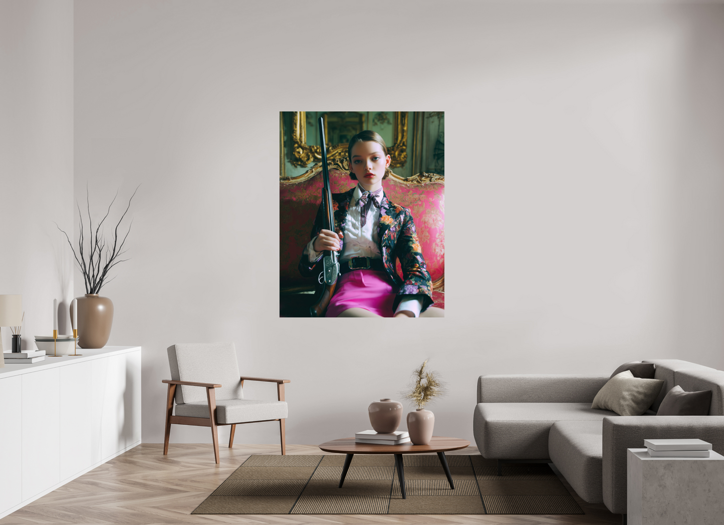 120 x 150 cm, Photo Print On Fuji Crystal DP II Hunting Season I