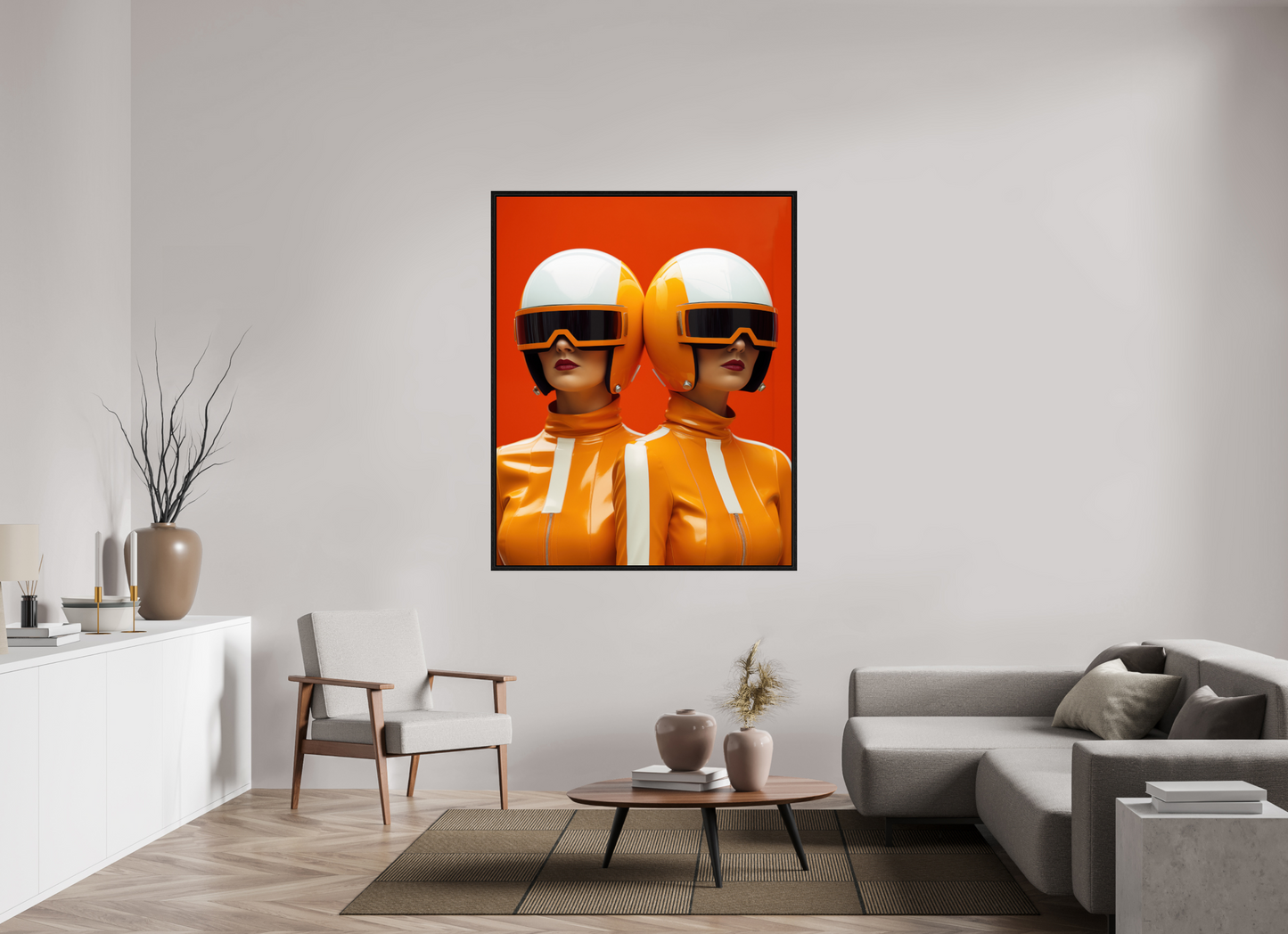 120 x 150 cm, Floater Frame Rollerball XVII