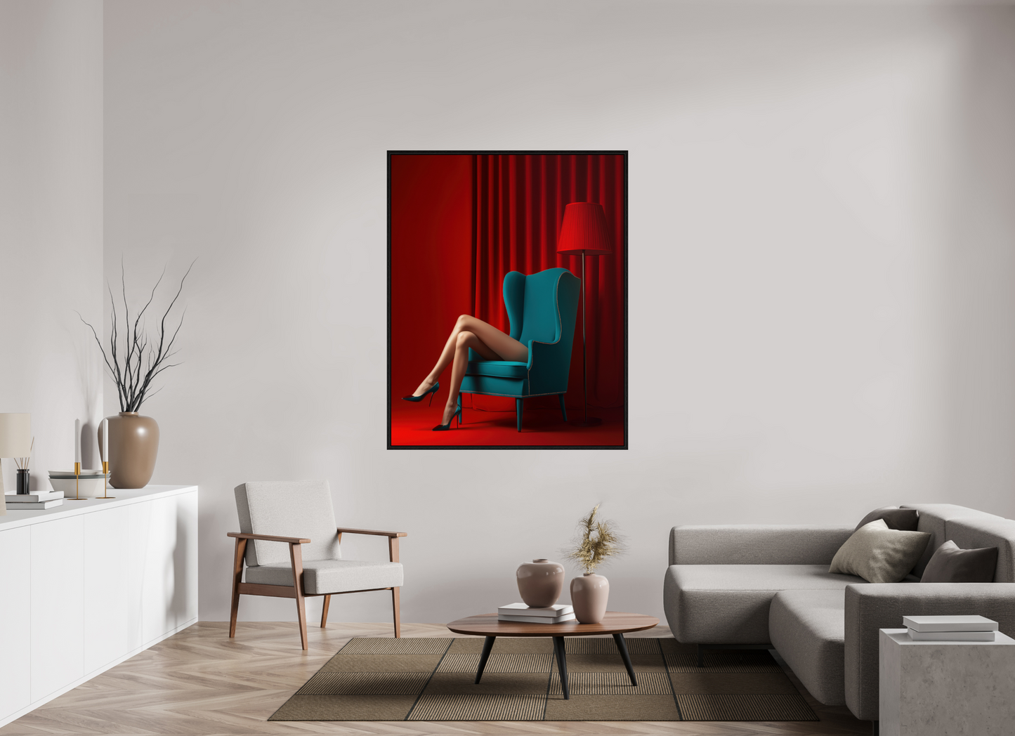 120 x 150 cm, Floater Frame Legs IV