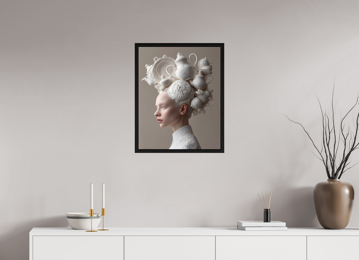 50 x 62,5 cm, Floater Frame Hairdo VII