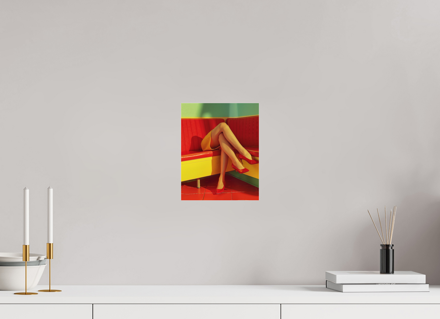 20 x 25 cm, Photo Print Under Acrylic Glass Legs XVI