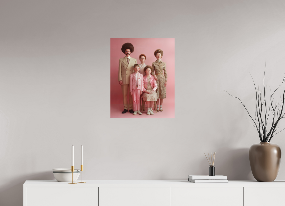 50 x 62,5 cm, Photo Print On Fuji Crystal DP II We are family V