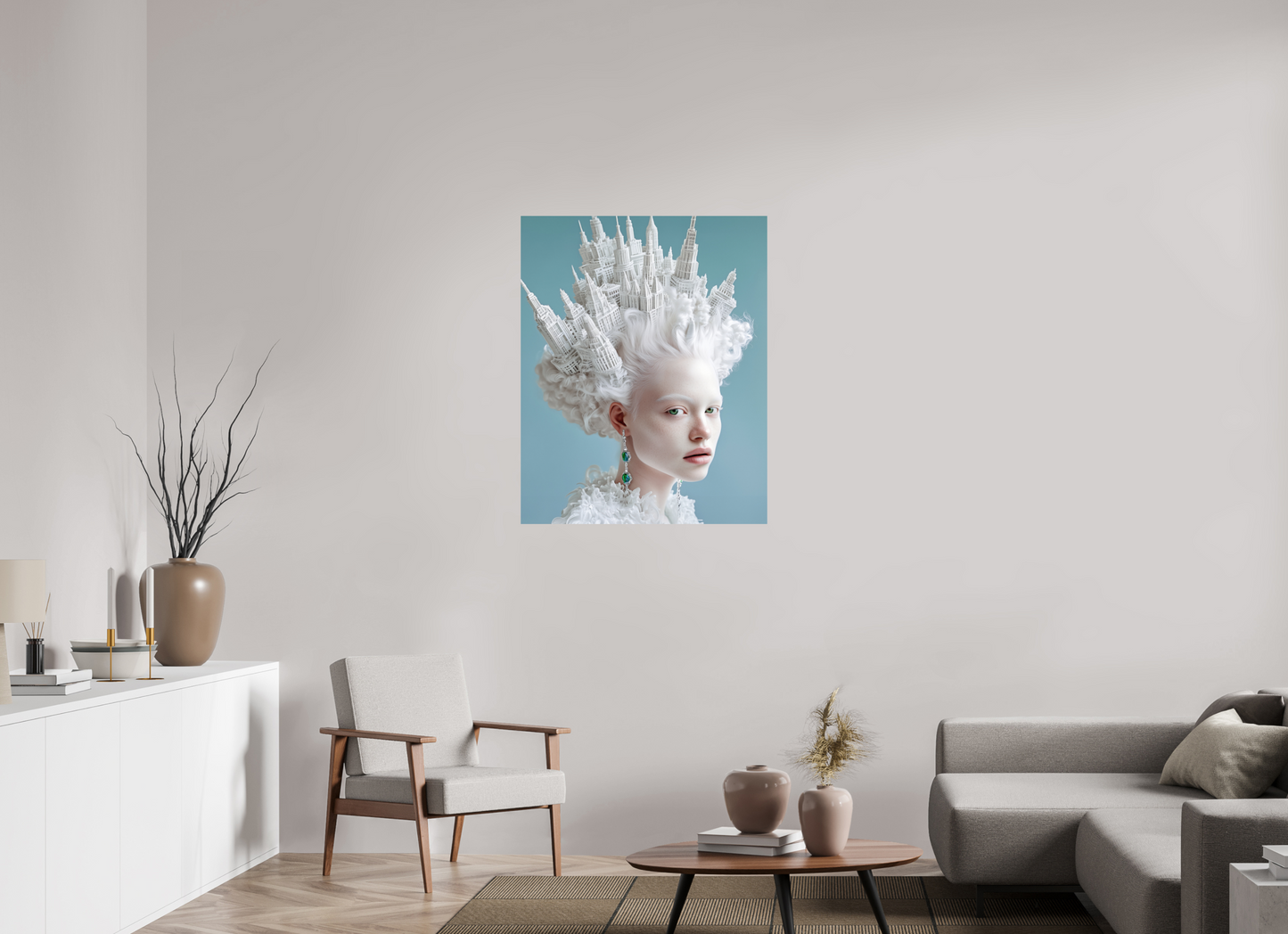 80 x 100 cm, Photo Print On Fuji Crystal DP II Hairdo XII