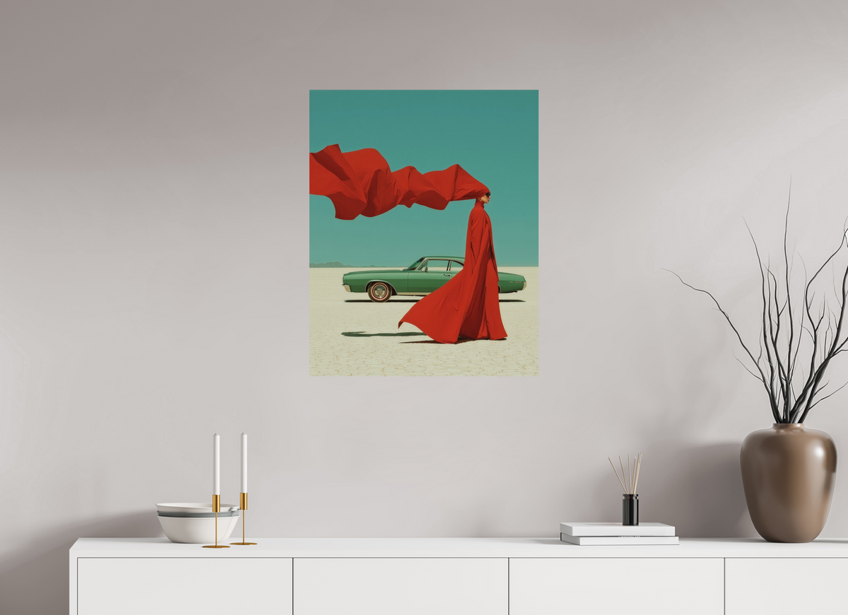 60 x 75 cm, Photo Print On Fuji Crystal DP II Red Horizon XVI