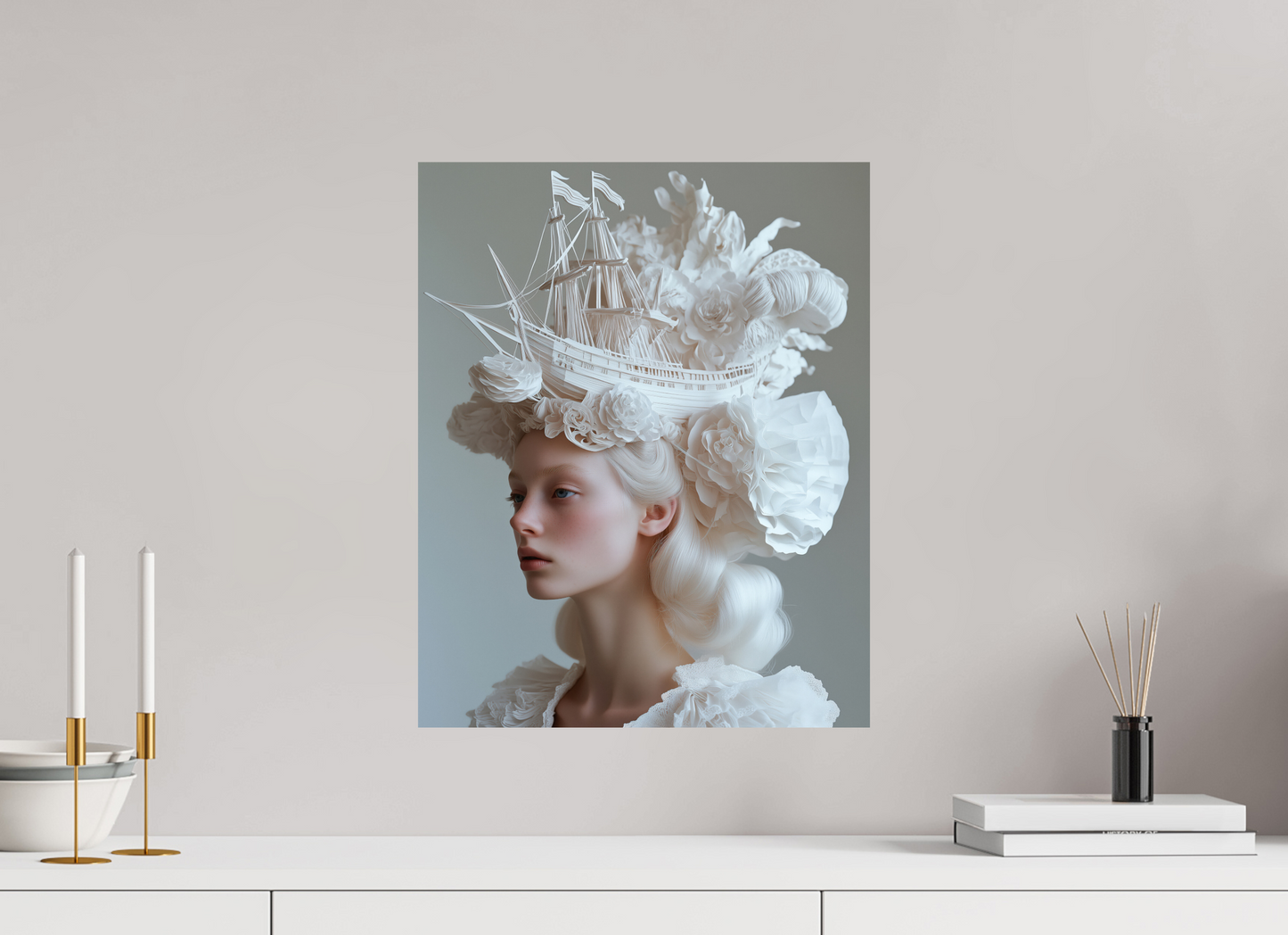 40 x 50 cm, Photo Print On Fuji Crystal DP II Hairdo XX