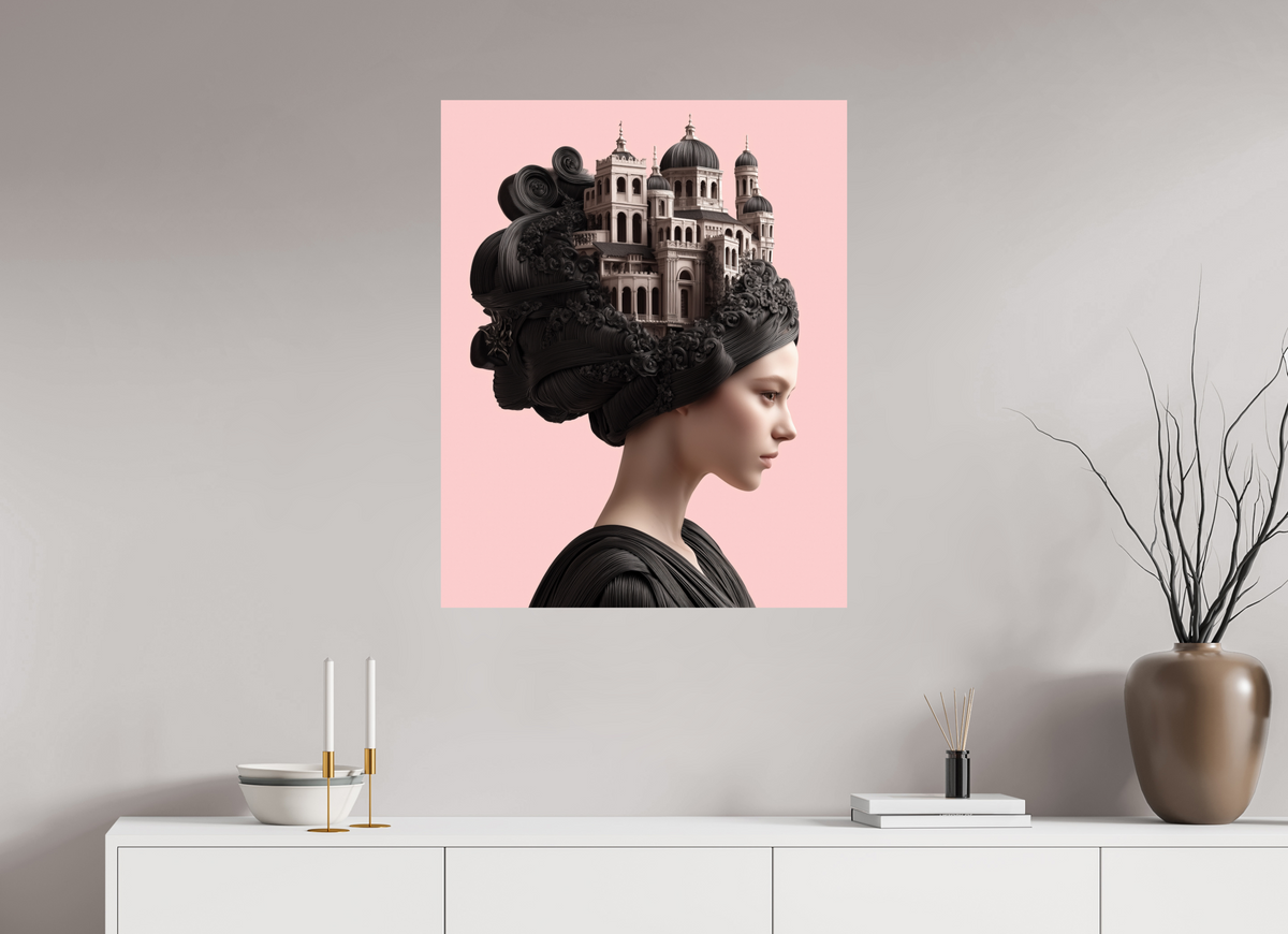 70 x 87,5 cm, Photo Print On Fuji Crystal DP II Hairdo XXIII