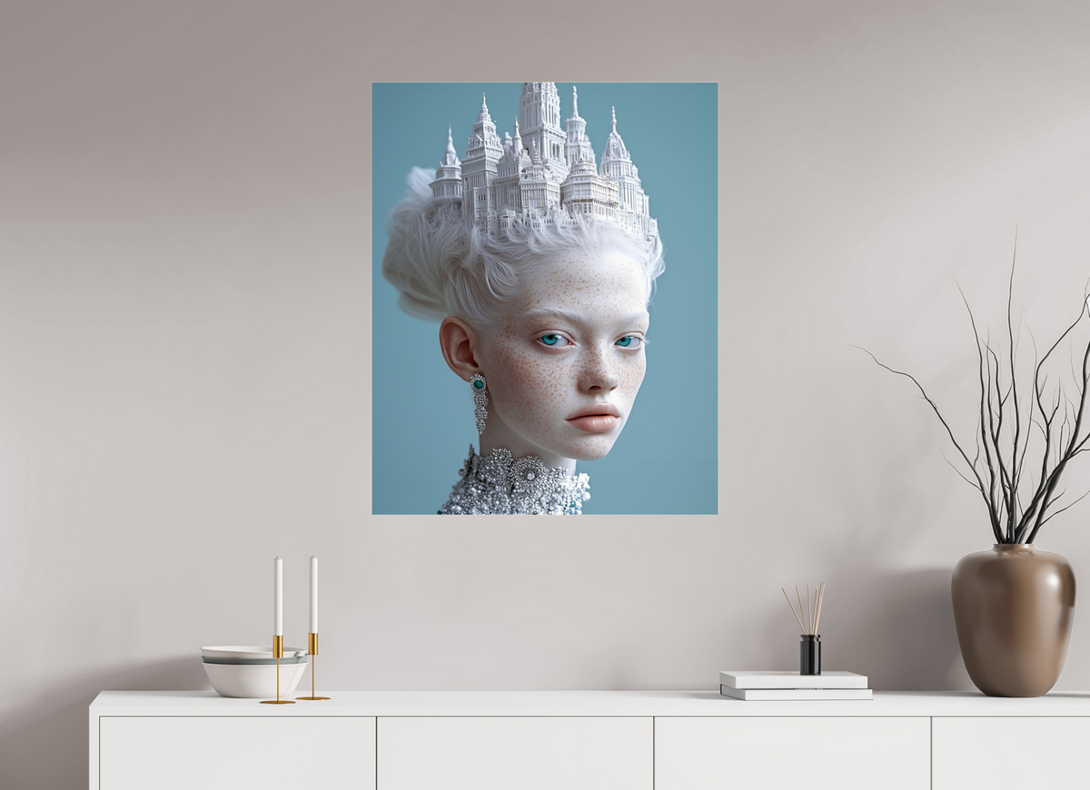 70 x 87,5 cm, Photo Print Under Acrylic Glass Hairdo IX