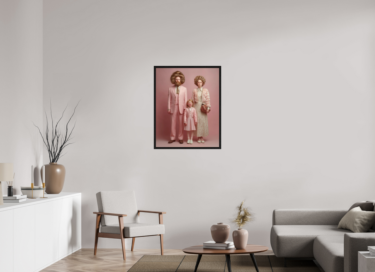 70 x 87,5 cm, Floater Frame We are family VIII