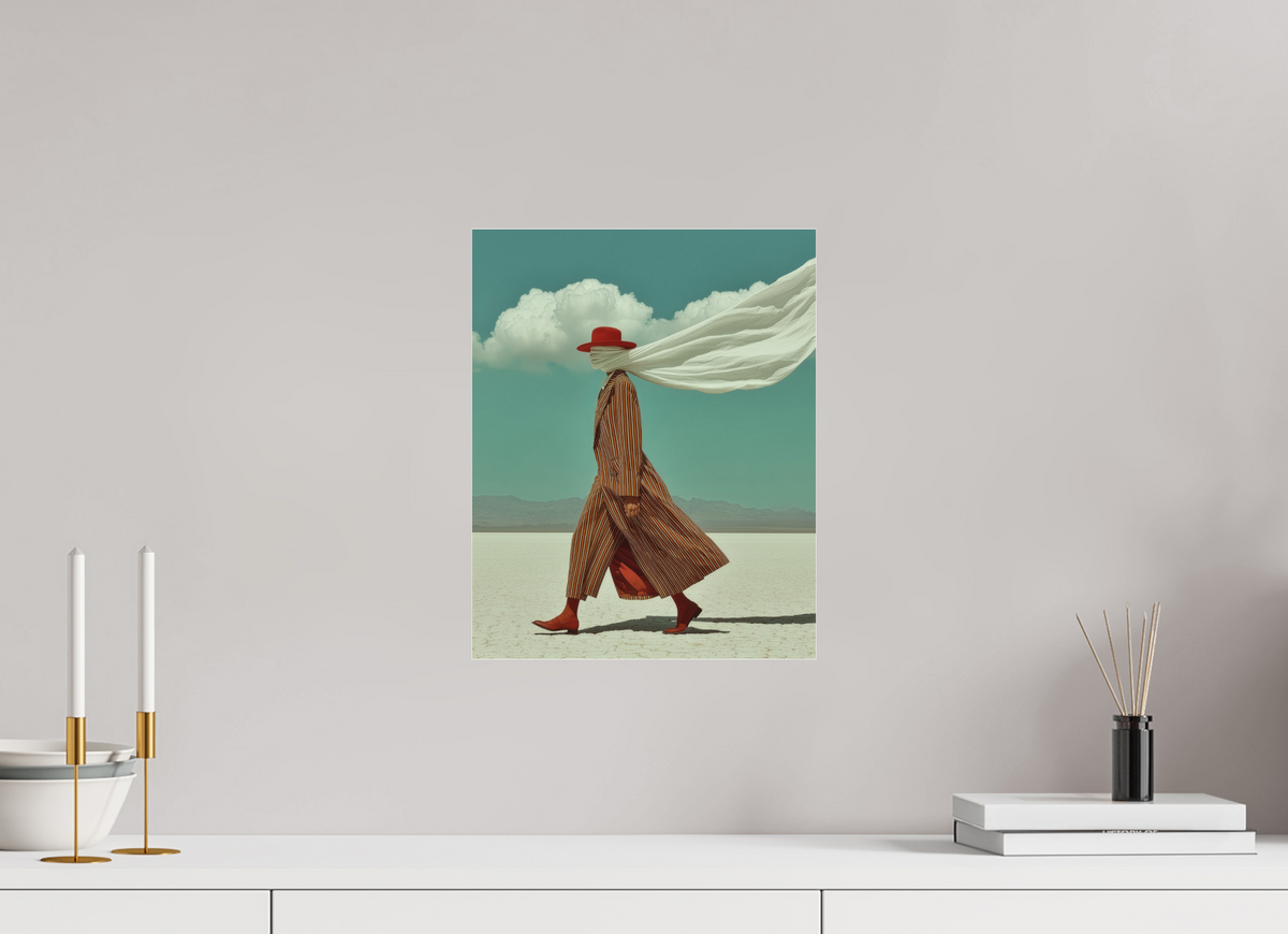 30 x 37,5 cm, Photo Print Under Acrylic Glass Red Horizon V