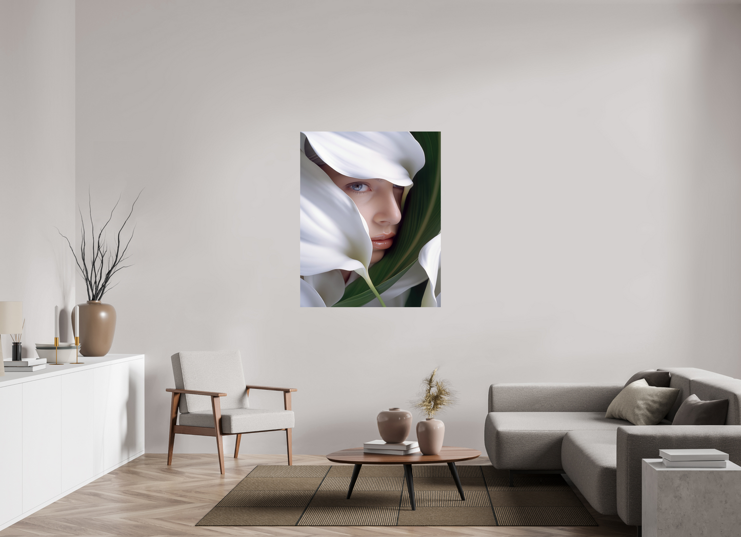 100 x 125 cm, Photo Print On Fuji Crystal DP II Calla X