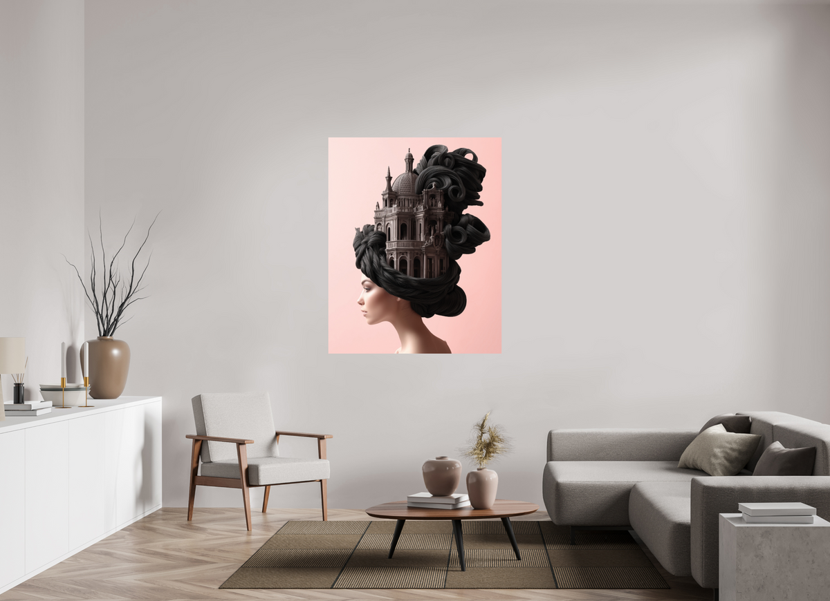 110 x 137,5 cm, Photo Print On Fuji Crystal DP II Hairdo XV