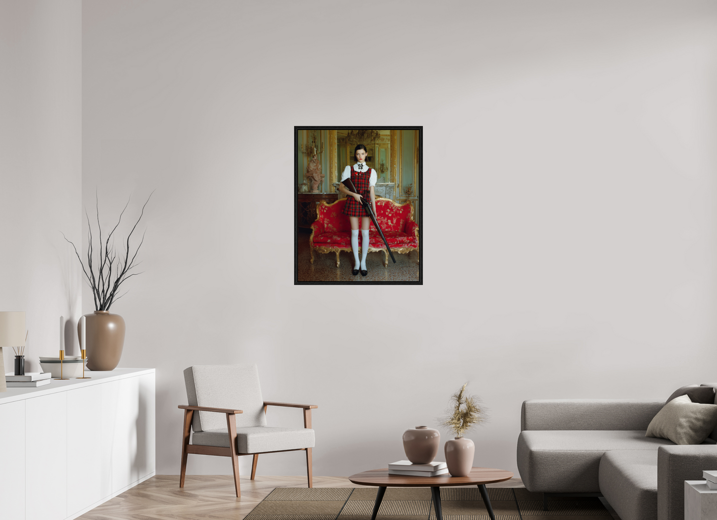 70 x 87,5 cm, Floater Frame Hunting Season II