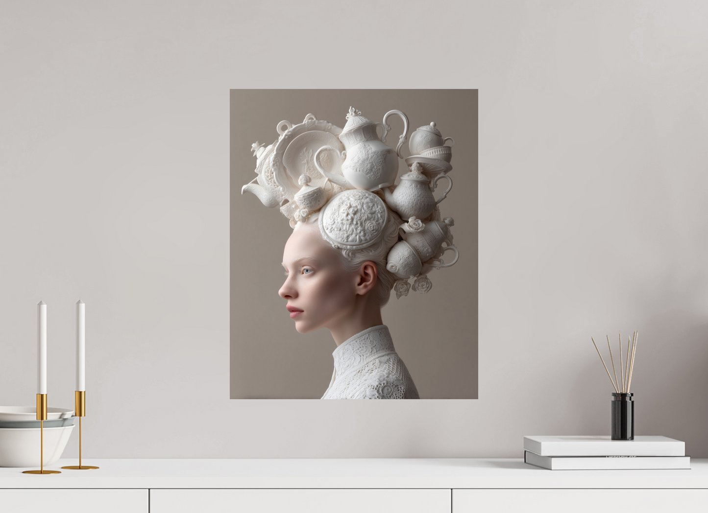 40 x 50 cm, Photo Print On Fuji Crystal DP II Hairdo VII