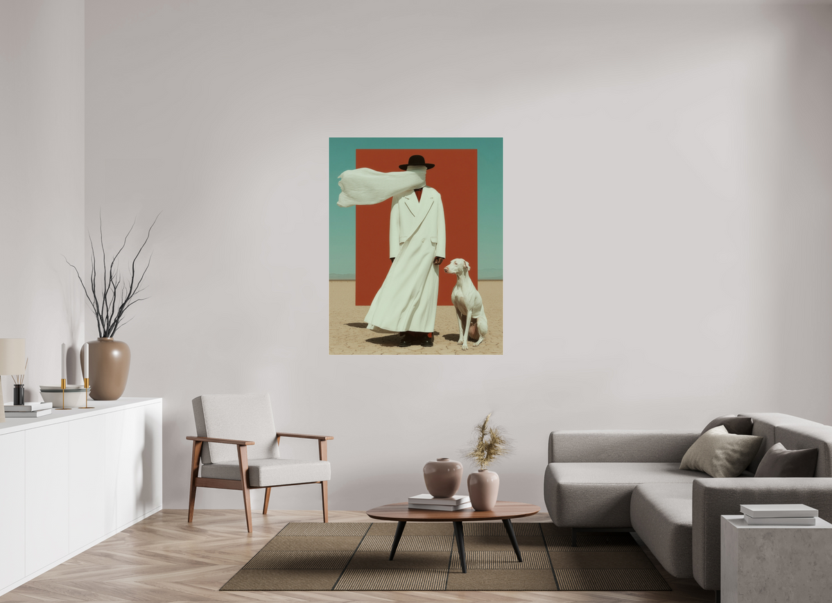 110 x 137,5 cm, Photo Print Under Acrylic Glass Red Horizon VIII