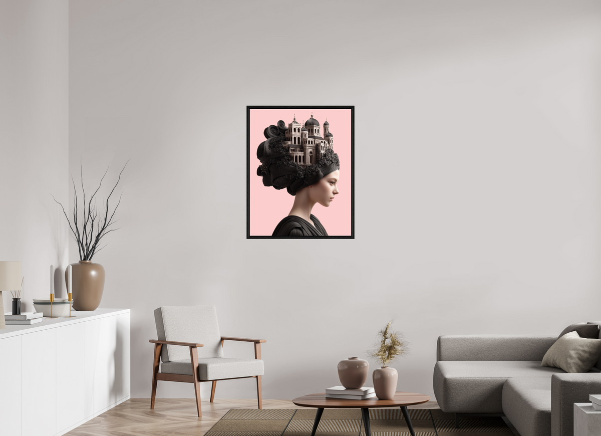 70 x 87,5 cm, Floater Frame Hairdo XXIII