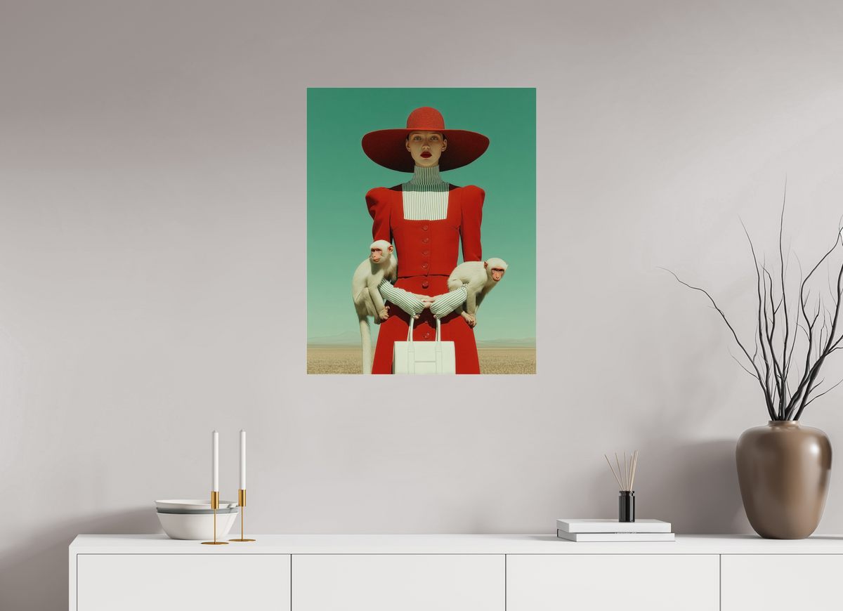 60 x 75 cm, Photo Print Under Acrylic Glass Red Horizon III