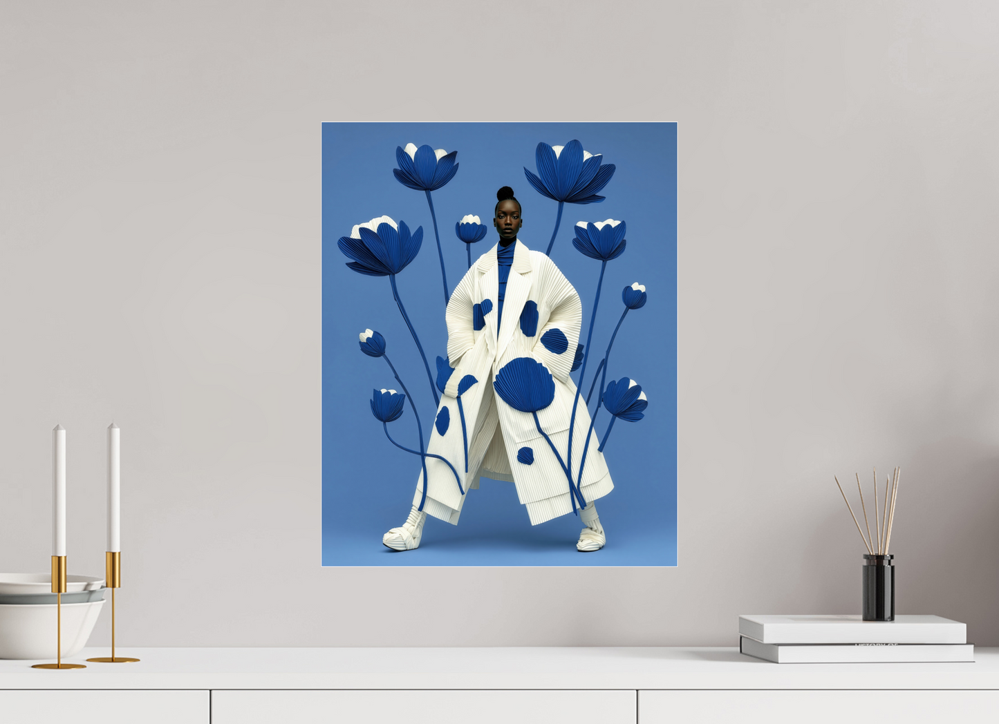 40 x 50 cm, Photo Print Under Acrylic Glass Matisse Fashion IV