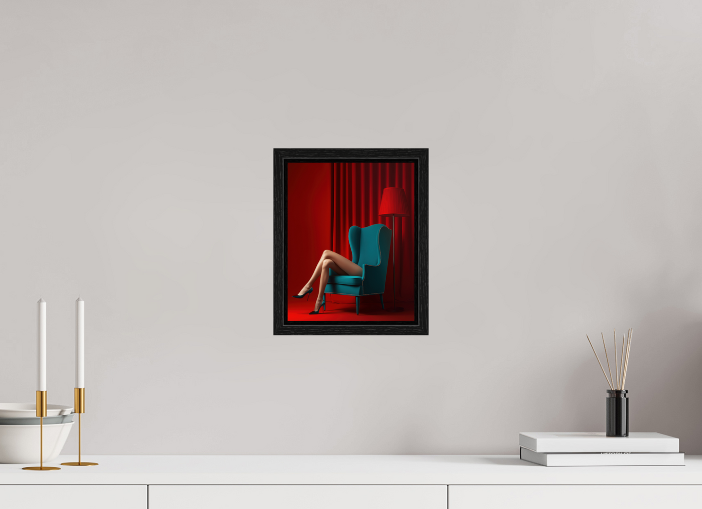 20 x 25 cm, Floater Frame Legs IV