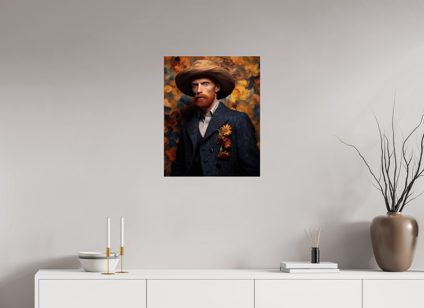 50 x 62,5 cm, Photo Print Under Acrylic Glass Vincent X