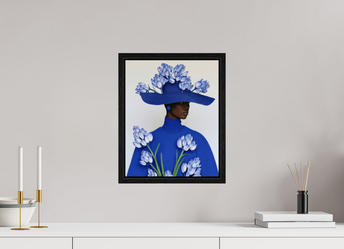 30 x 37,5 cm, Floater Frame Matisse Fashion I