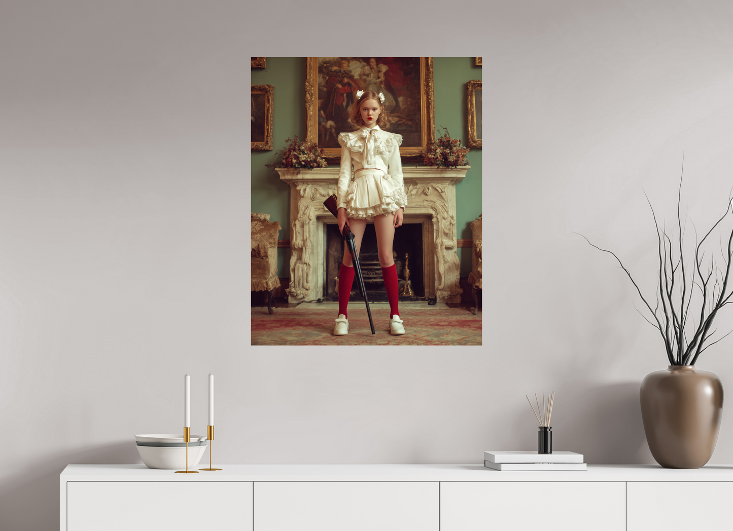 70 x 87,5 cm, Photo Print On Fuji Crystal DP II Hunting Season IV
