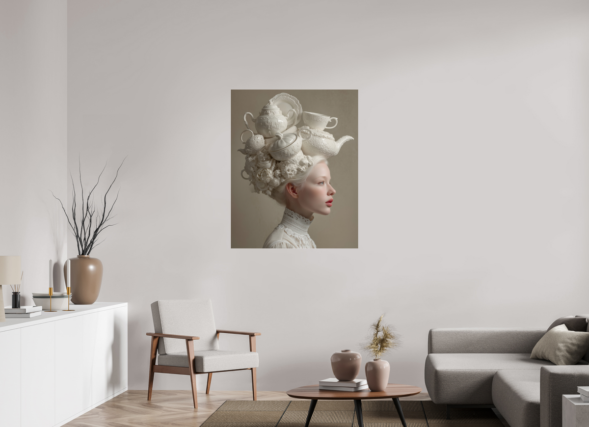 90 x 112,5 cm, Photo Print Under Acrylic Glass Hairdo I