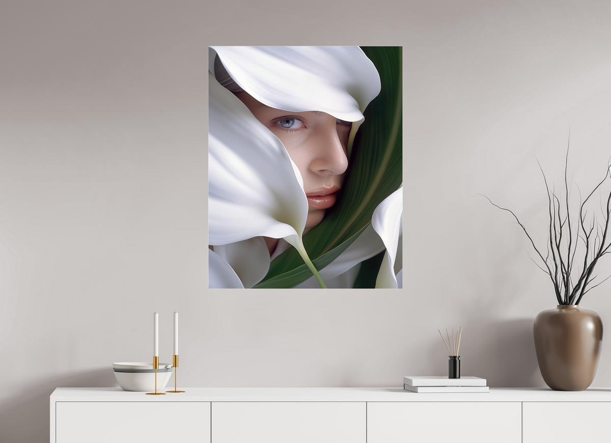 70 x 87,5 cm, Photo Print Under Acrylic Glass Calla X
