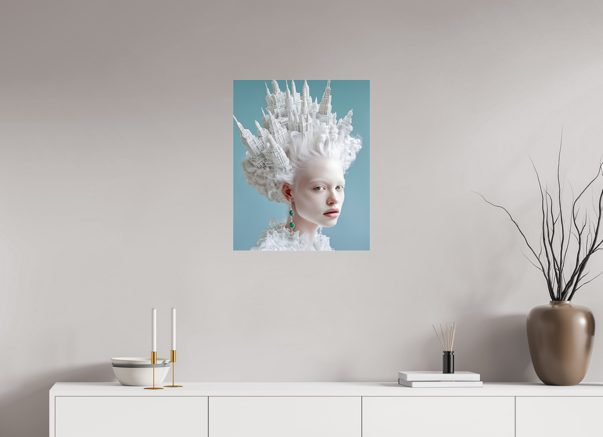 50 x 62,5 cm, Photo Print Under Acrylic Glass Hairdo XII