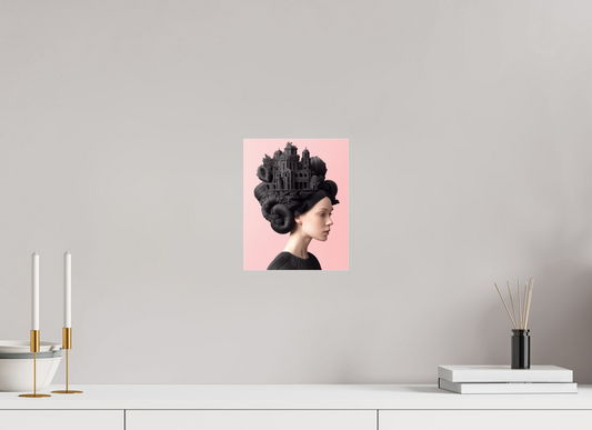 20 x 25 cm, Photo Print Under Acrylic Glass Hairdo IXX