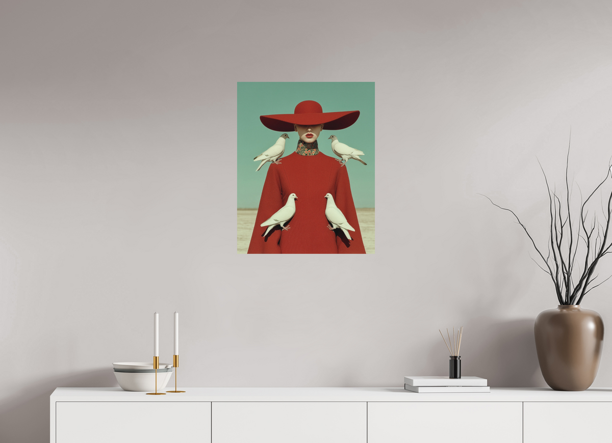 50 x 62,5 cm, Photo Print On Fuji Crystal DP II Red Horizon IX