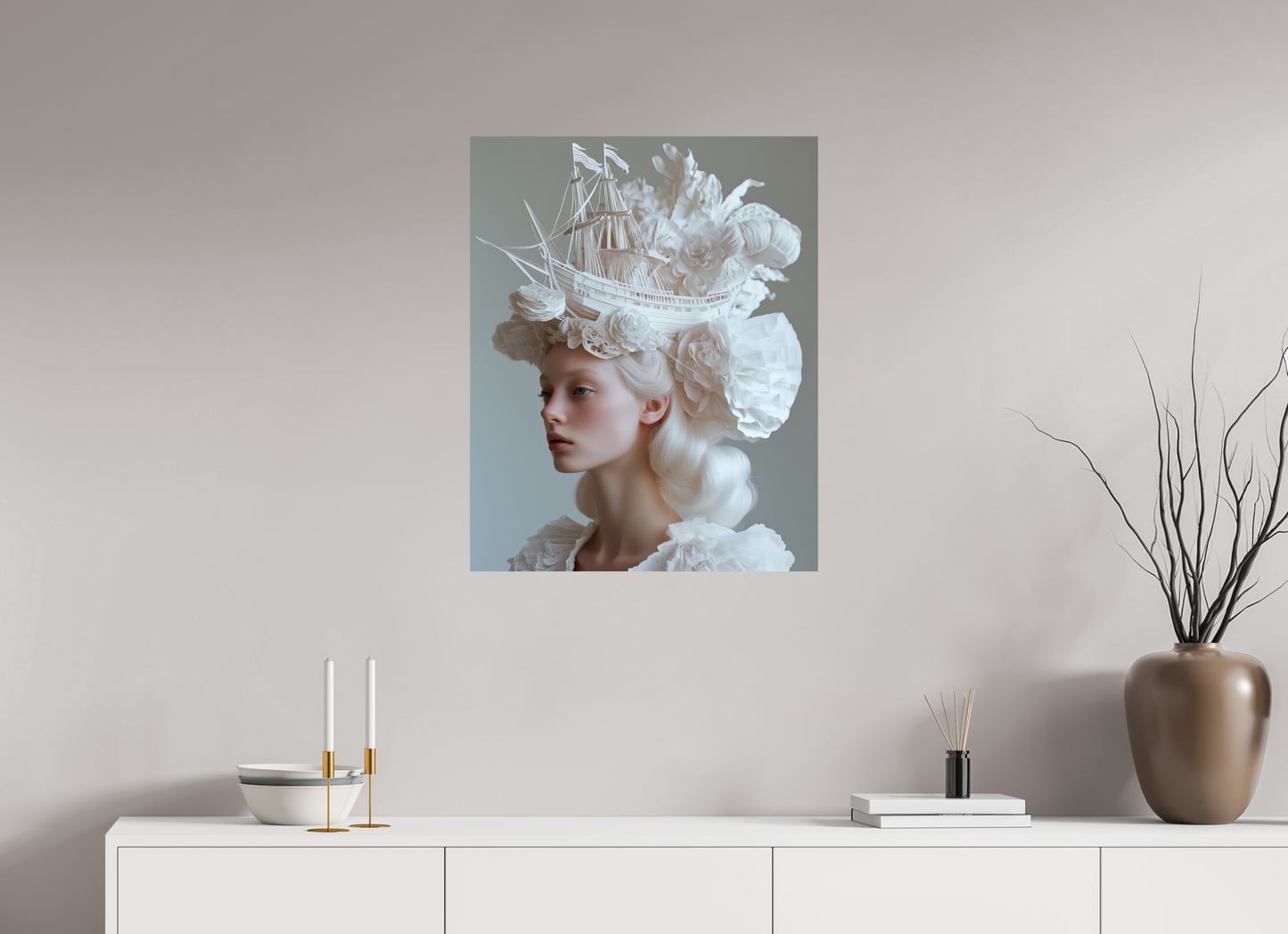 60 x 75 cm, Photo Print On Fuji Crystal DP II Hairdo XX
