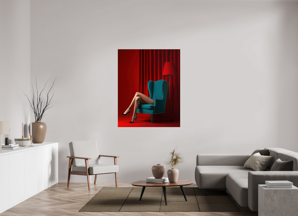 110 x 137,5 cm, Photo Print Under Acrylic Glass Legs IV