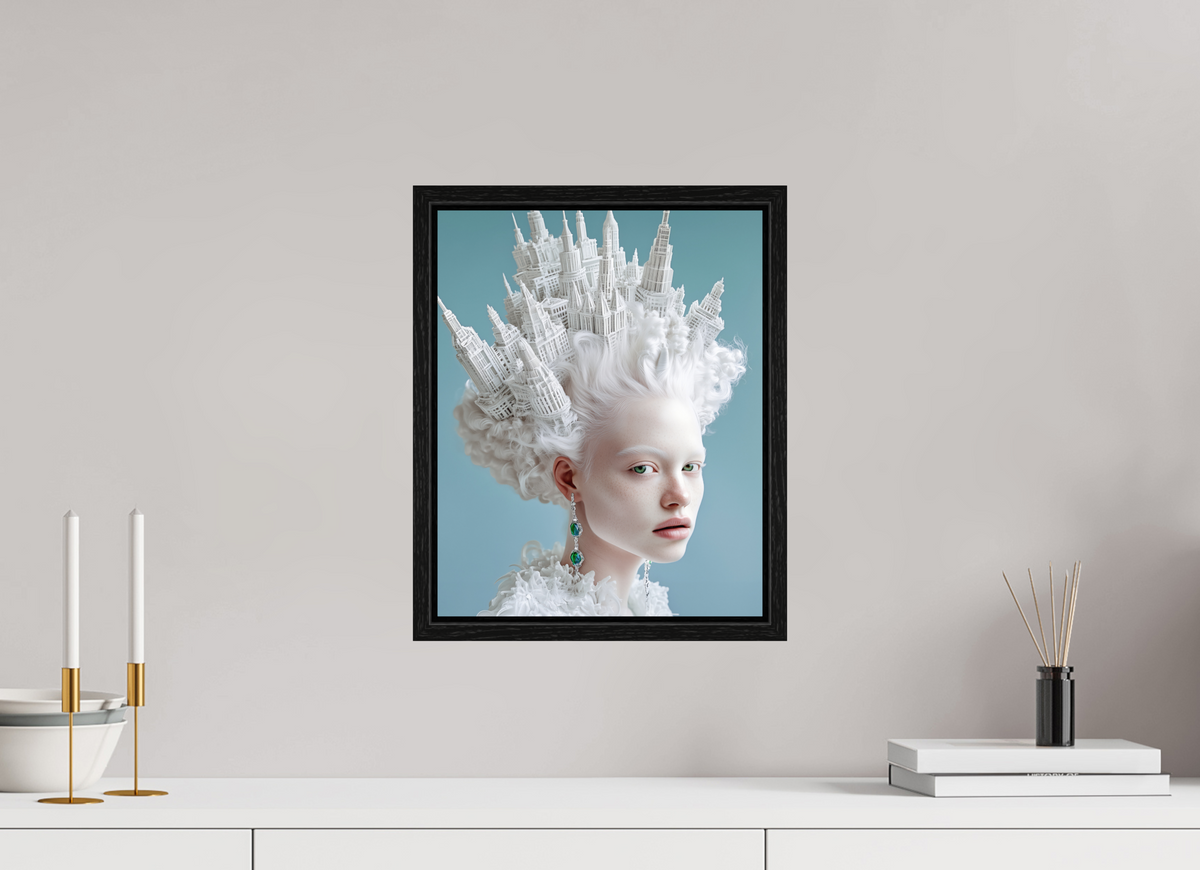 30 x 37,5 cm, Floater Frame Hairdo XII