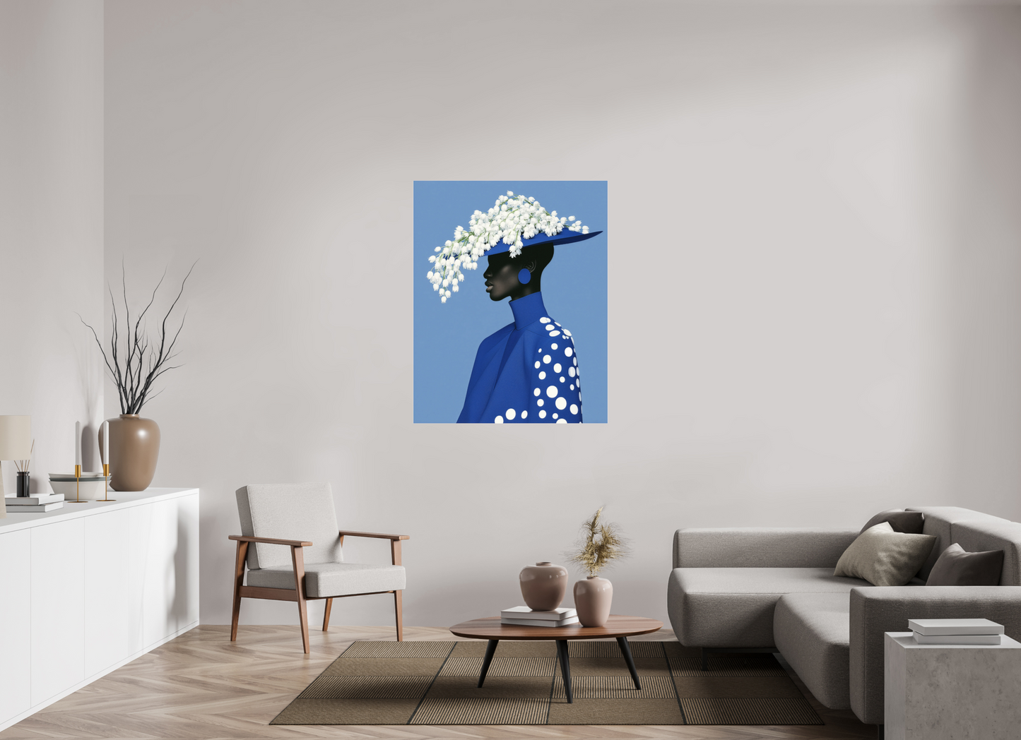 100 x 125 cm, Photo Print Under Acrylic Glass Matisse Fashion XVII