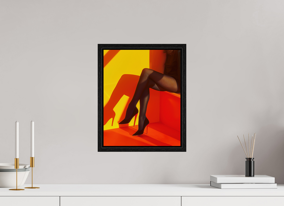 30 x 37,5 cm, Floater Frame Legs X