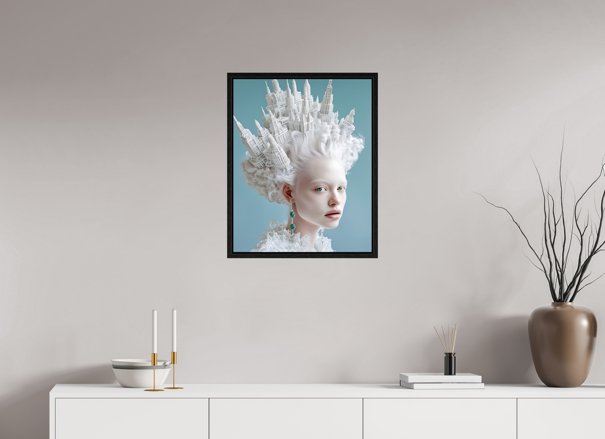 50 x 62,5 cm, Floater Frame Hairdo XII