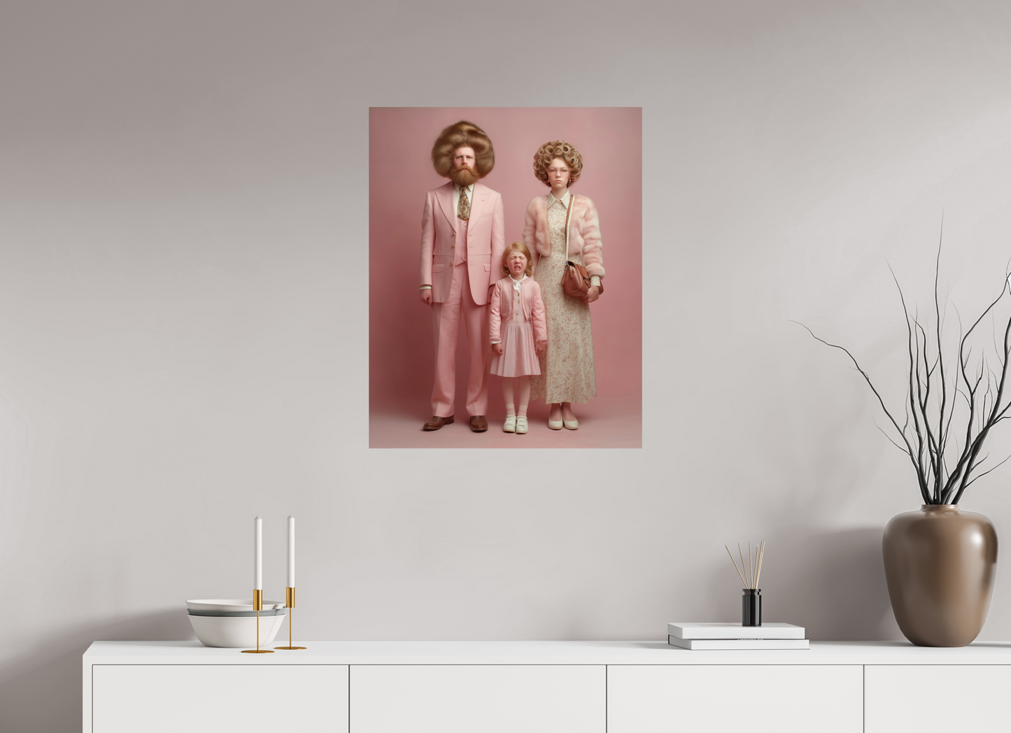 60 x 75 cm, Photo Print On Fuji Crystal DP II We are family VIII