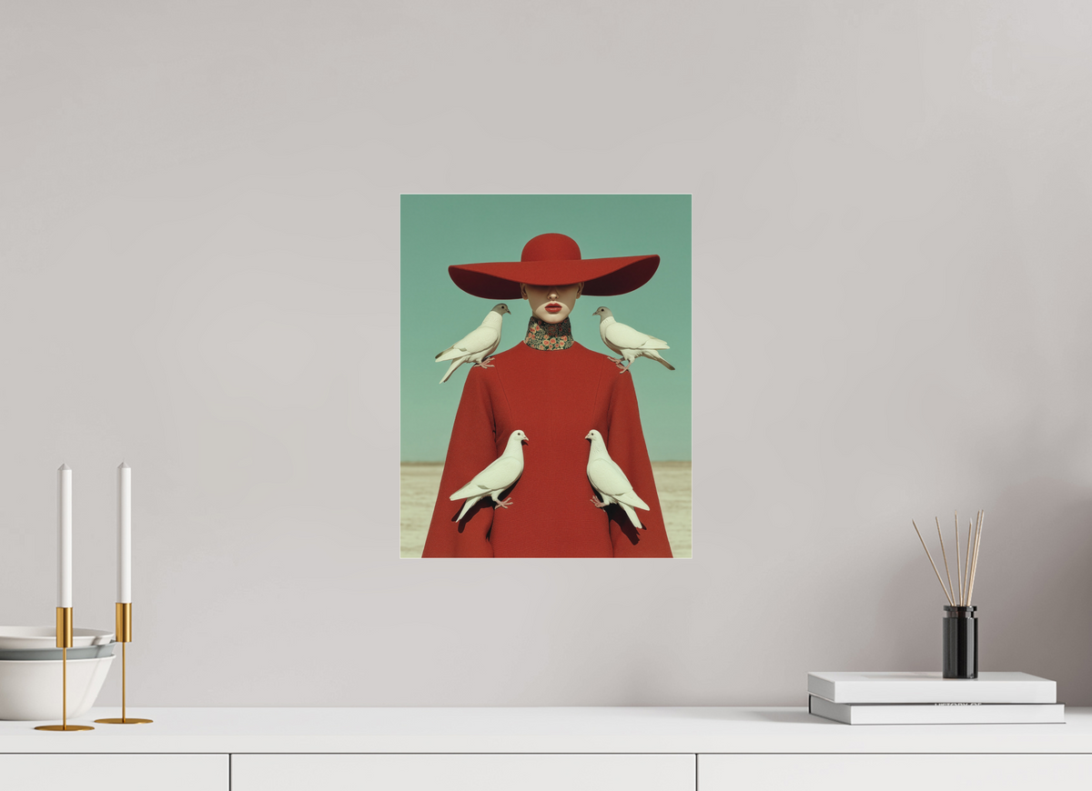 30 x 37,5 cm, Photo Print Under Acrylic Glass Red Horizon IX