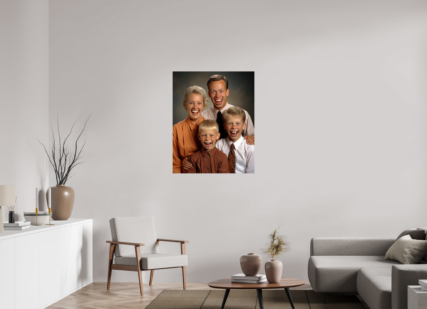 80 x 100 cm, Photo Print On Fuji Crystal DP II We are family VI