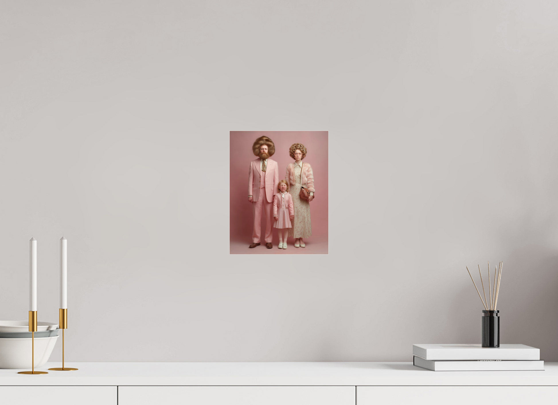 20 x 25 cm, Photo Print Under Acrylic Glass We are family VIII