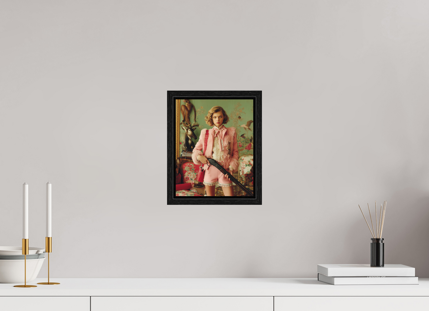 20 x 25 cm, Floater Frame Hunting Season III