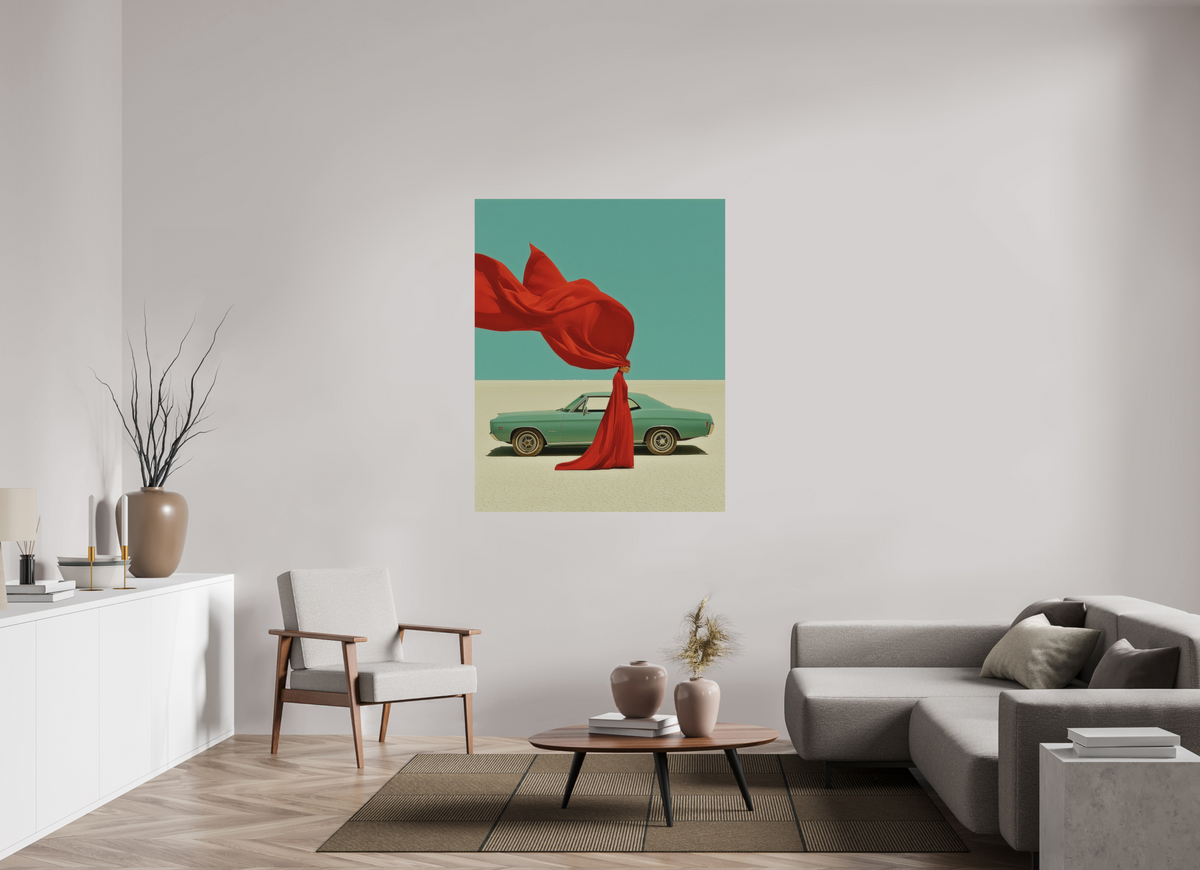 110 x 137,5 cm, Photo Print On Fuji Crystal DP II Red Horizon IV
