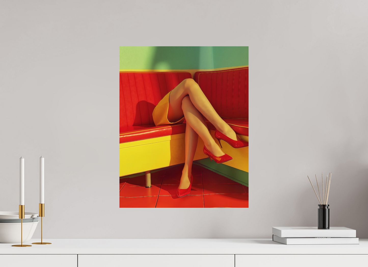 40 x 50 cm, Photo Print On Fuji Crystal DP II Legs XVI