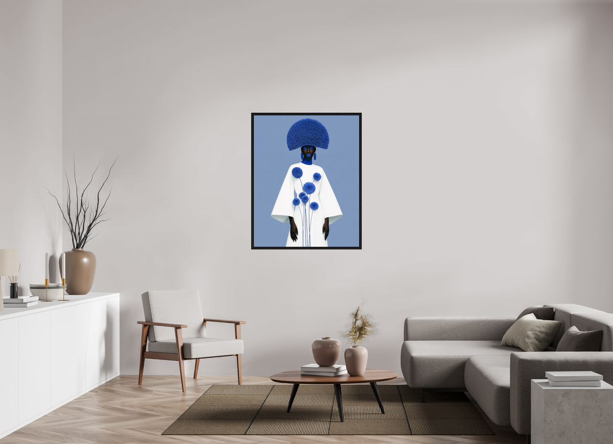 90 x 112,5 cm, Floater Frame Matisse XXI