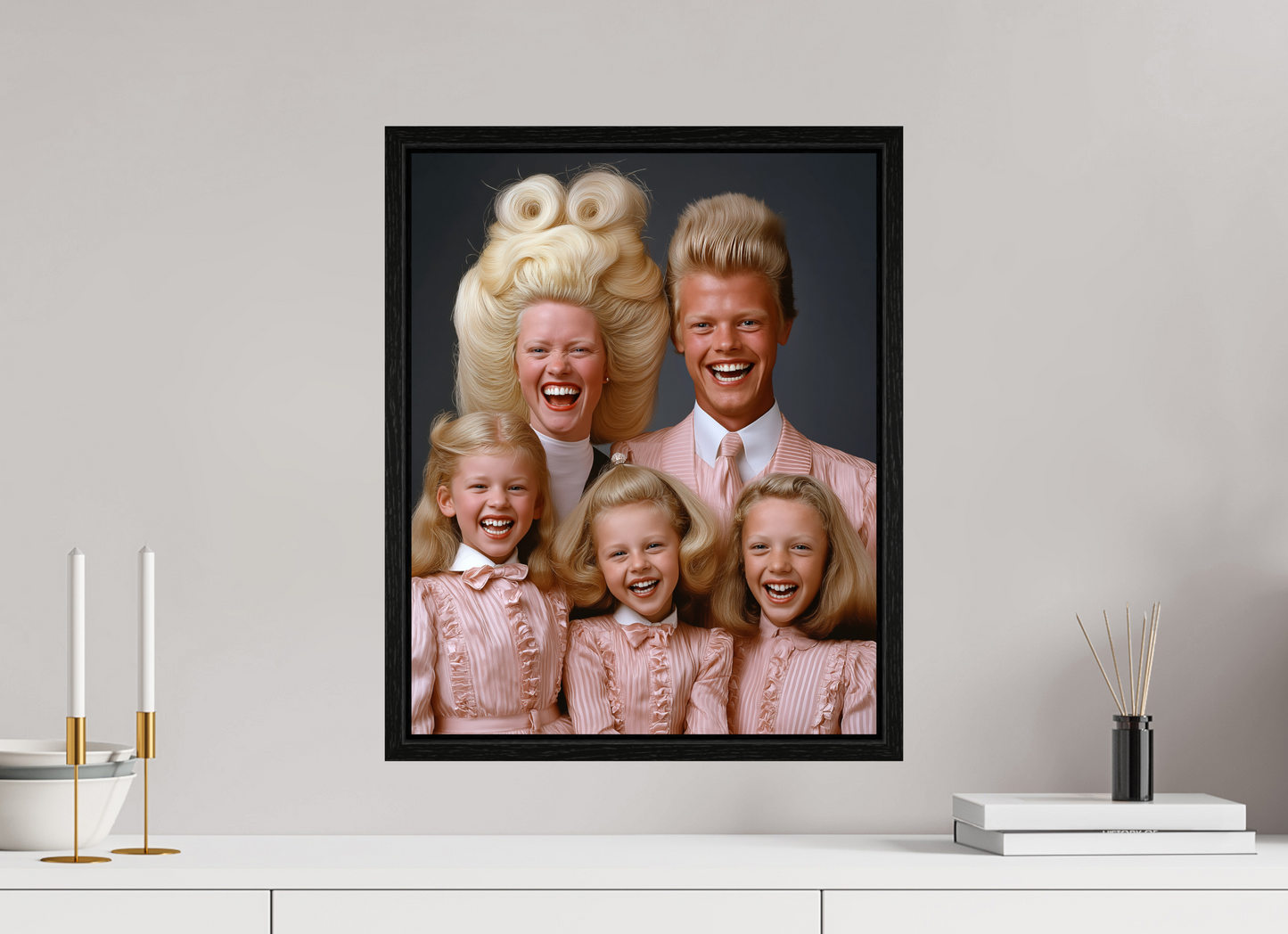 40 x 50 cm, Floater Frame We are family