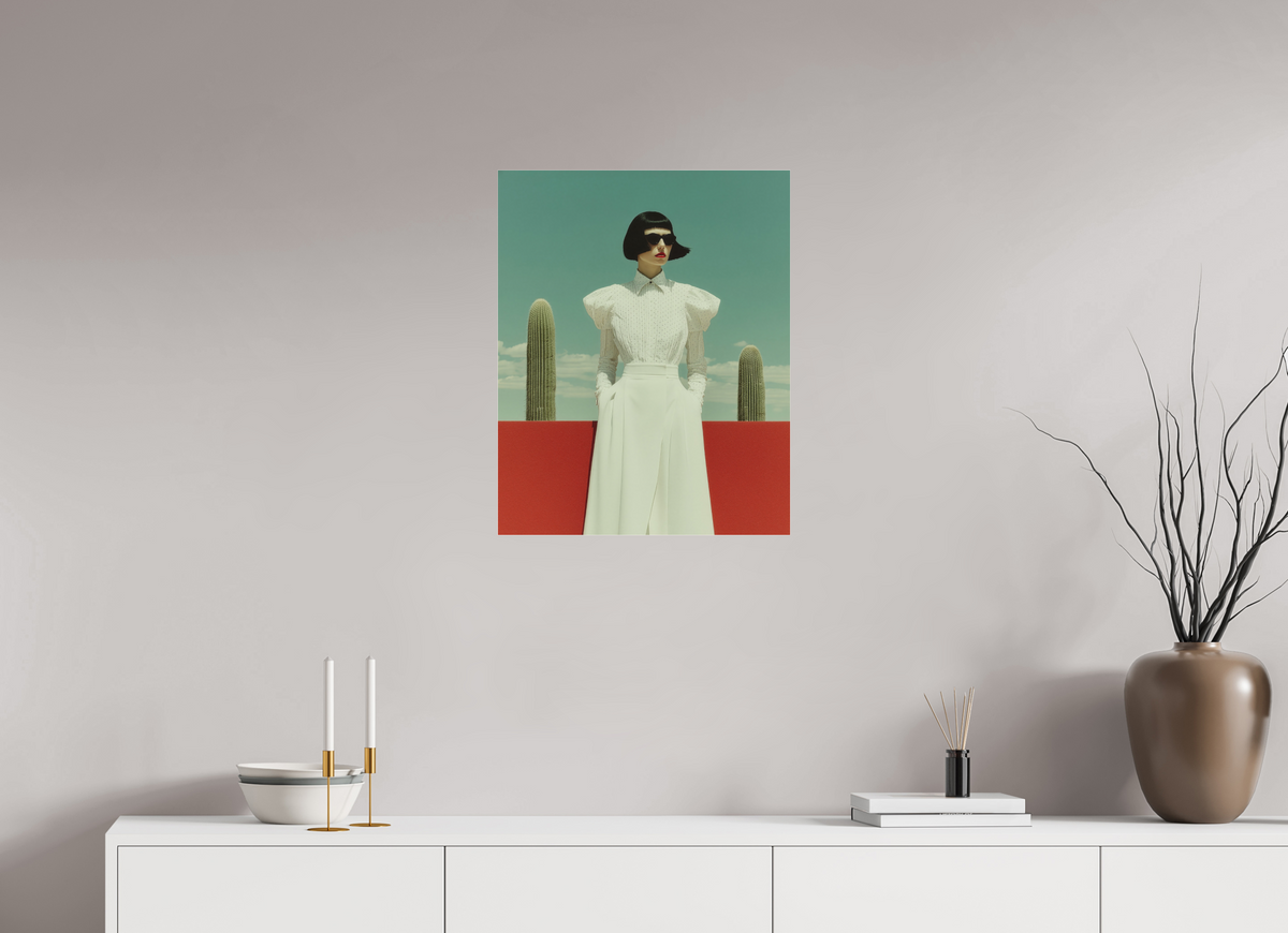 50 x 62,5 cm, Photo Print Under Acrylic Glass Red Horizon XII