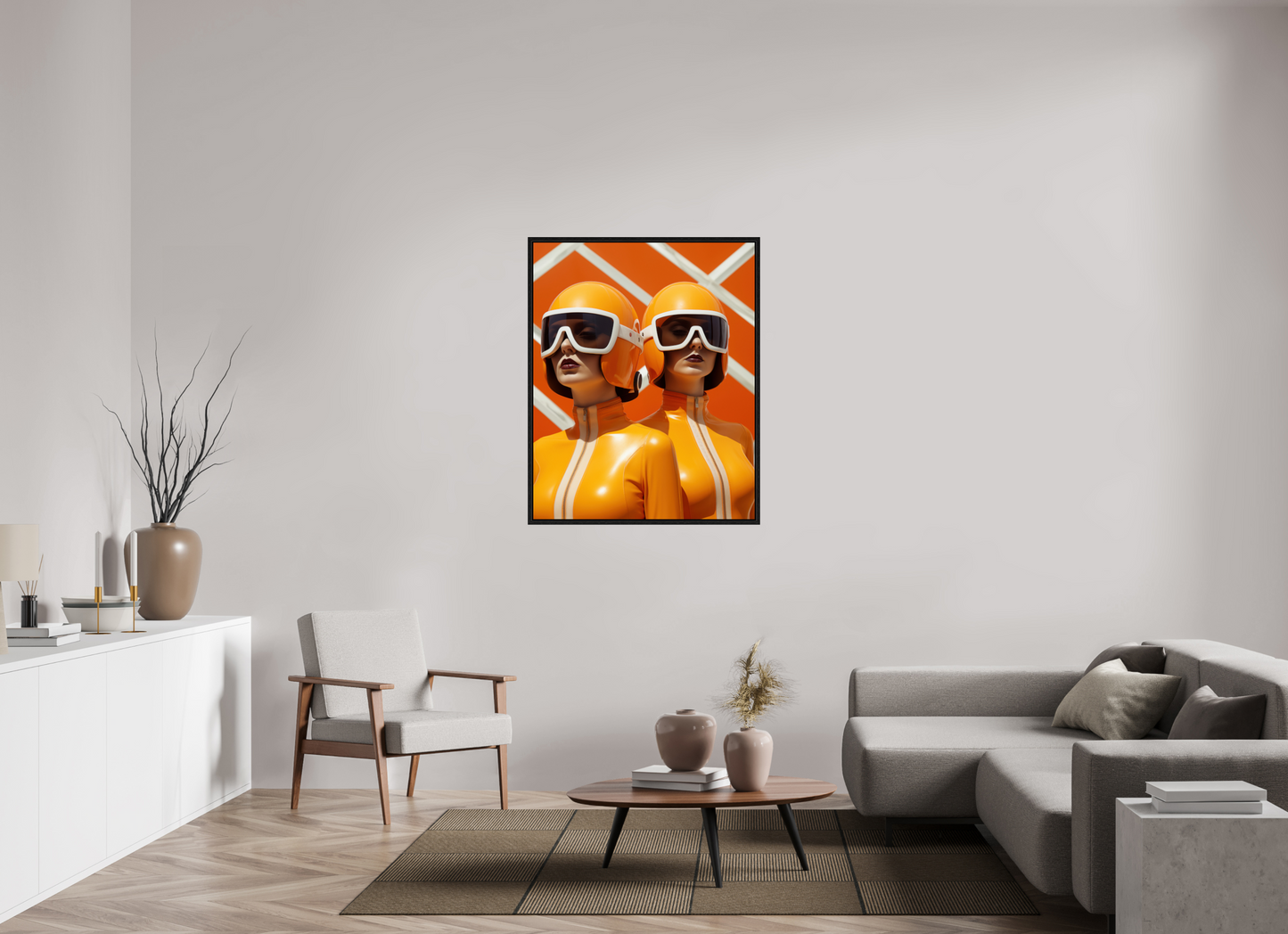 90 x 112,5 cm, Floater Frame Rollerball XVI