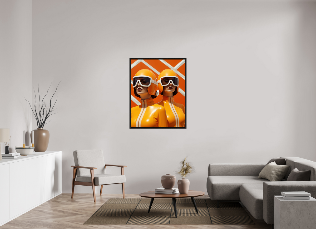 90 x 112,5 cm, Floater Frame Rollerball XVI
